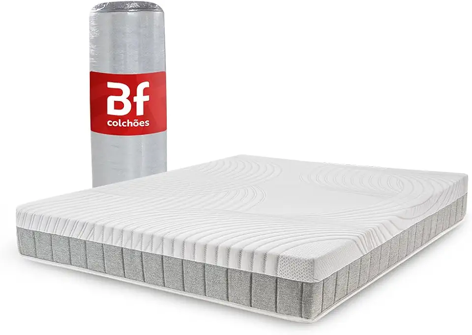 Colchão King Ortopédico BF Light a Vácuo 193x203cm BF Colchões