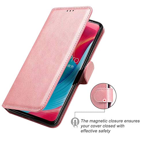 JIAFEI Cover per Oppo A15, Premium PU Pelle Flip