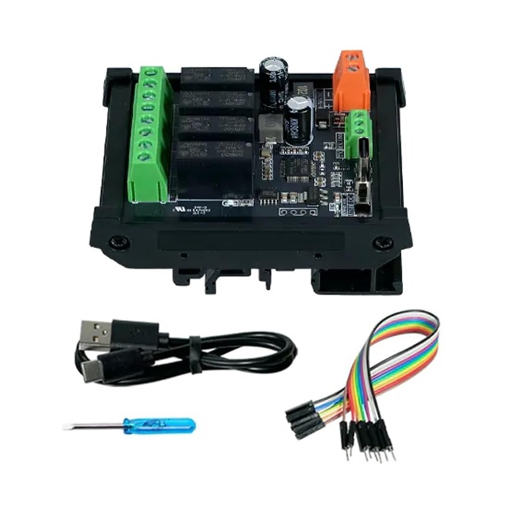 Jnchdghwa As Shown Industrial Usb Modbus Relay Pro Modbus Rtu Protocol Usb/Ttl Interface Control Plc Relay Board For Automation