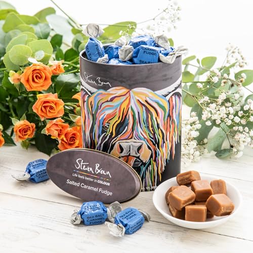 Hattie’s Gifts Afternoon Tea Hamper - English Teabags, Dundee Cake, Scottish Shortbread & Steven Brown Art Fudge - Tea & Biscuits Gift Set | Christmas Hamper & Gourmet Gifts - Image 5