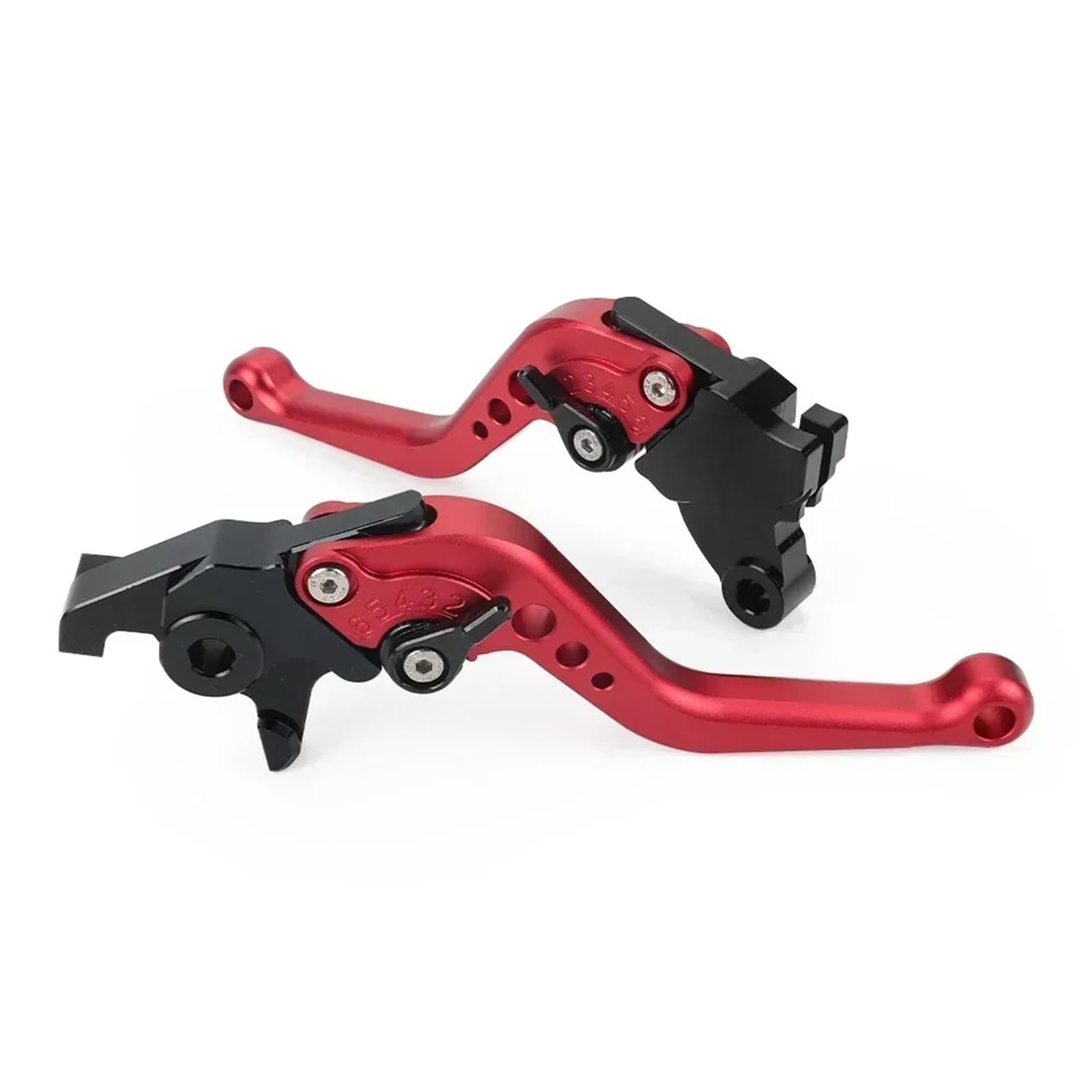 Pdaazvg Red Brake Lever Handle For Cfmoto Cf Moto 450Sr 450Ss 450Srs 450 Clc Sr Srs Nk 2022-2025 Motorcycle Control Handles Adjustable Short Brake Clutch Levers Motorcycle Lever Blades(Red)
