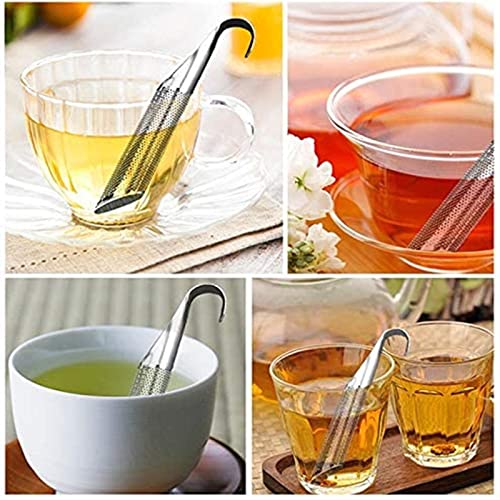 Tea Strainer with Gift Box, Tea Infuser for Loose Tea - 2 Pack Stainless Steel Tea Diffuser, Long-handle Tea infusers for Tea, Coffee, Seasonings, Spices, Gifts for Mother Father - Image 6