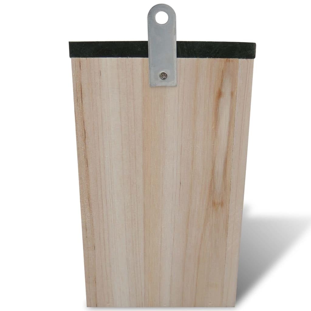Set di 4 casette per farfalle, 14 x 15 x 22 cm, in legno resistente alle intemperie, per giardino, balcone, terrazza, esterno, hotel per insetti naturale, con funzione di protezione e aiuto