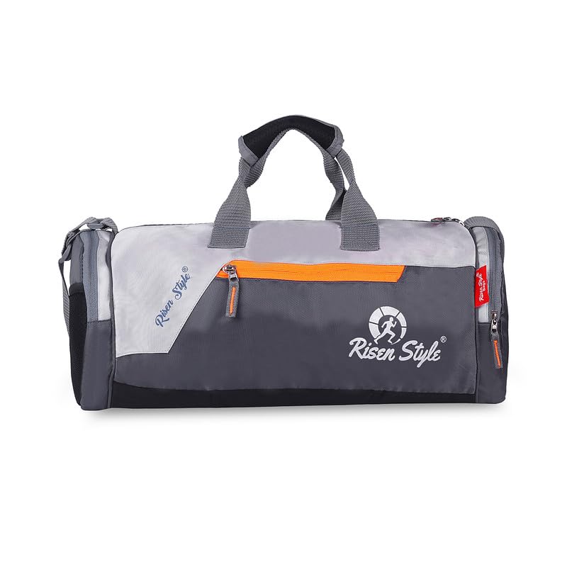 Image of Unisex Duffle Bag Gym Bag Workout Duffle Athletic Duffle Bag Gender-Neutral Gym Bag(Grey)