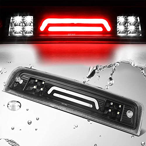 HEDUSA LED 3rd Third Brake Light for 2009-2020 Dodge Ram 1500, 2010-2020 Dodge Ram 2500 3500 IP68 Waterproof High Mount Rear Cargo Lamp Center Stop Light (Clear Lens)