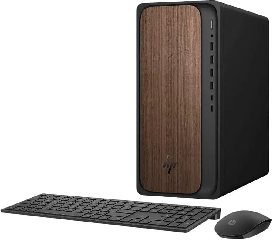 HP OmniDesk M03 2025 Desktop, 20-Core Intel Core Ultra 7 265 Air, Intel Graphics, 64GB DDR5 2TB M.2 SSD, DP, WiFi, Bluetooth 5.2, Win11 Home
