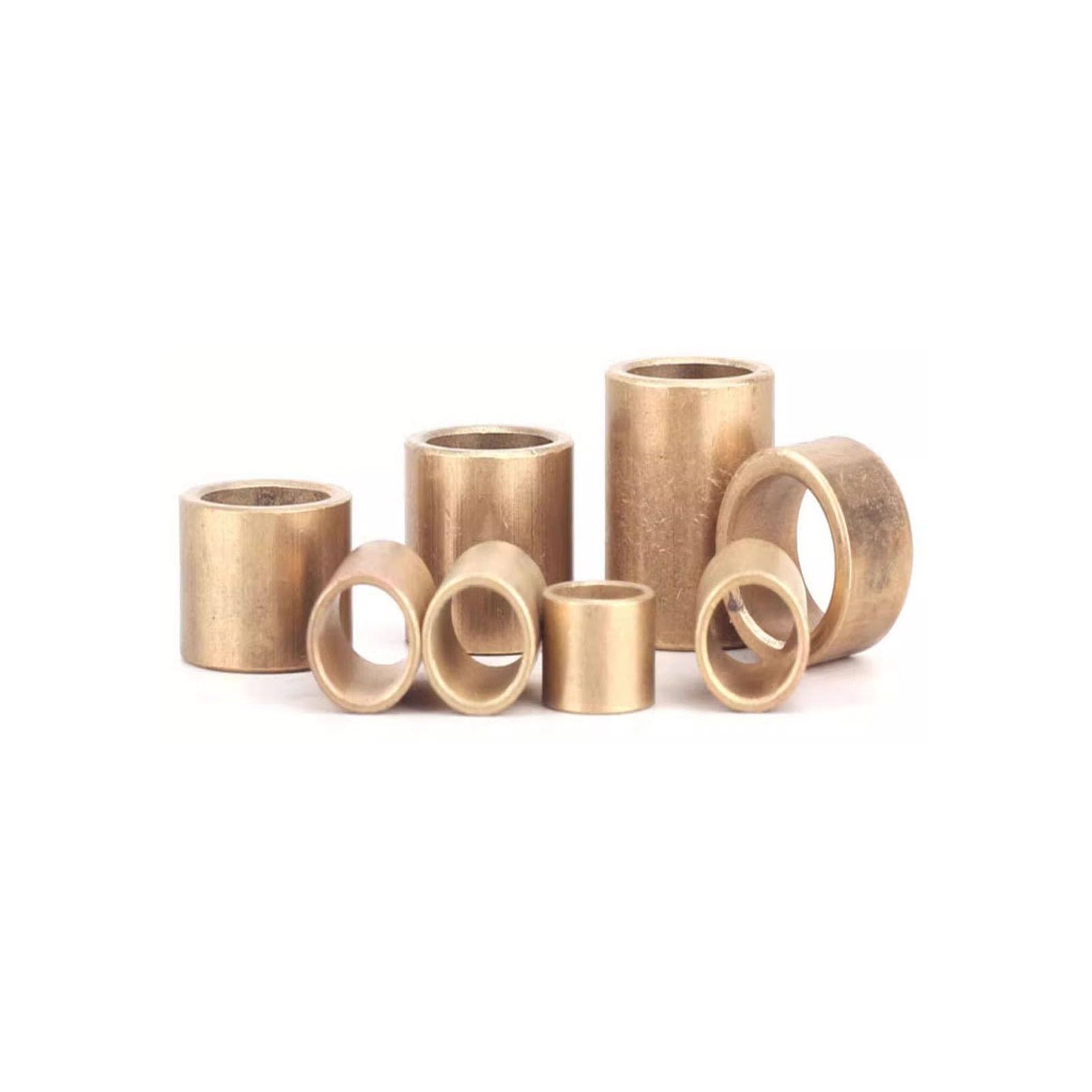 Douille de roulement en bronze 50 mm alésage 60 mm OD 35 mm hauteur pour une rotation fluide et une réduction de la friction dans les applications mécaniques