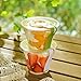 Tiaiidi 50 Pack Clear Cups with Lids,6 oz Plastic Disposable Cups with Flat Lids(No Hole),Crystal PET Dessert Party Cups for Smoothy's,Ice Cream,Fruits,Snack,Cold Drinks