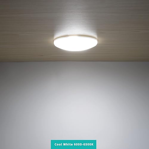 Miniatura 8 de Paquete de 4 luces LED para techo de RV, luz interior para bote, DC 12V, montaje en superficie, cúpula de techo, luz de panel de 4.5W para furgoneta