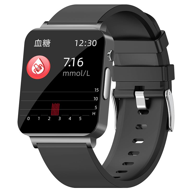 MIUXE2023 ECG Smart Watch Blood Sugar,blood Glucose Smart Watch,ECG+PPG Fitness Tracker Body Temperature Heart Rate Blood Pressure Monitor,activity Tracker Sport Watch,Large