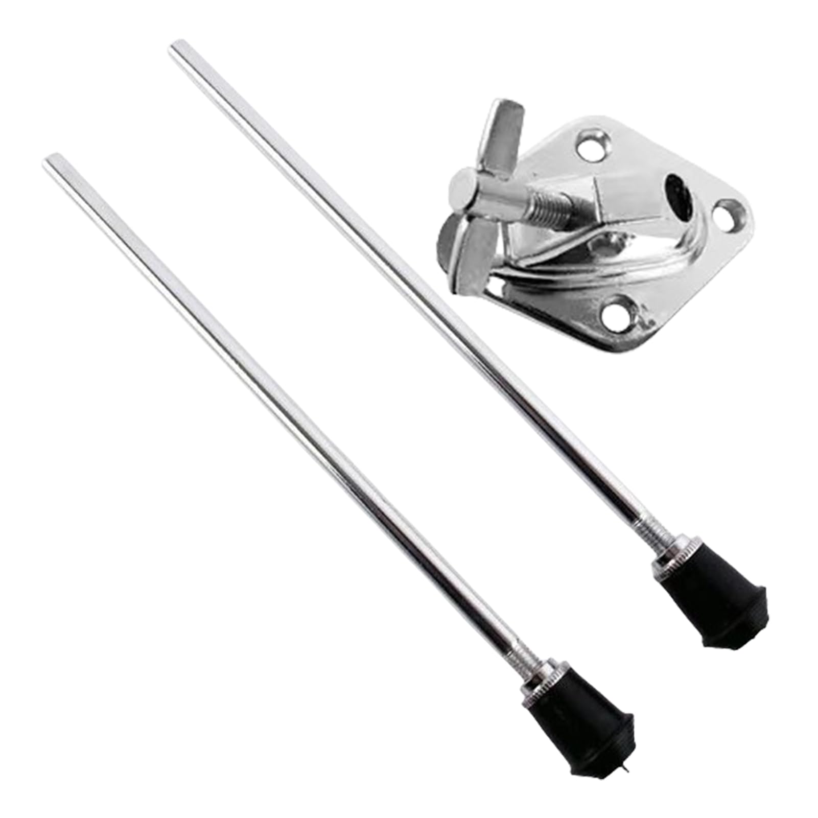 Gambe del supporto per grancassa, gambe per grancassa | Staffe per supporto per batteria 2X - Supporto per piedini per tamburo in metallo antiscivolo, accessorio per strumenti musicali professionali