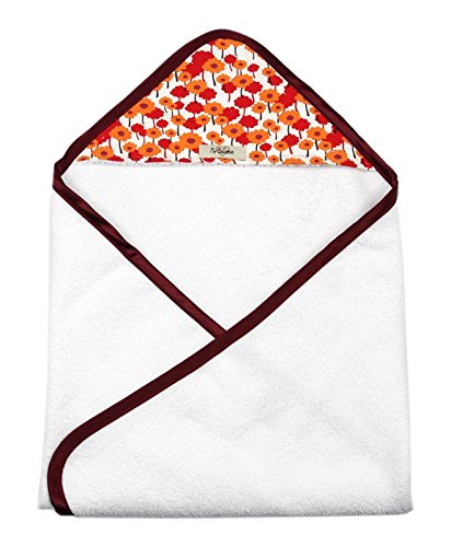 Image of My Blankee Newborn Baby Girl Hooded, Orchid Pick a Bunch