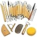 Cozyswan Keramik und Skulpturenwerkzeuge Meißel für Keramikkünstler Kit 30 Stück