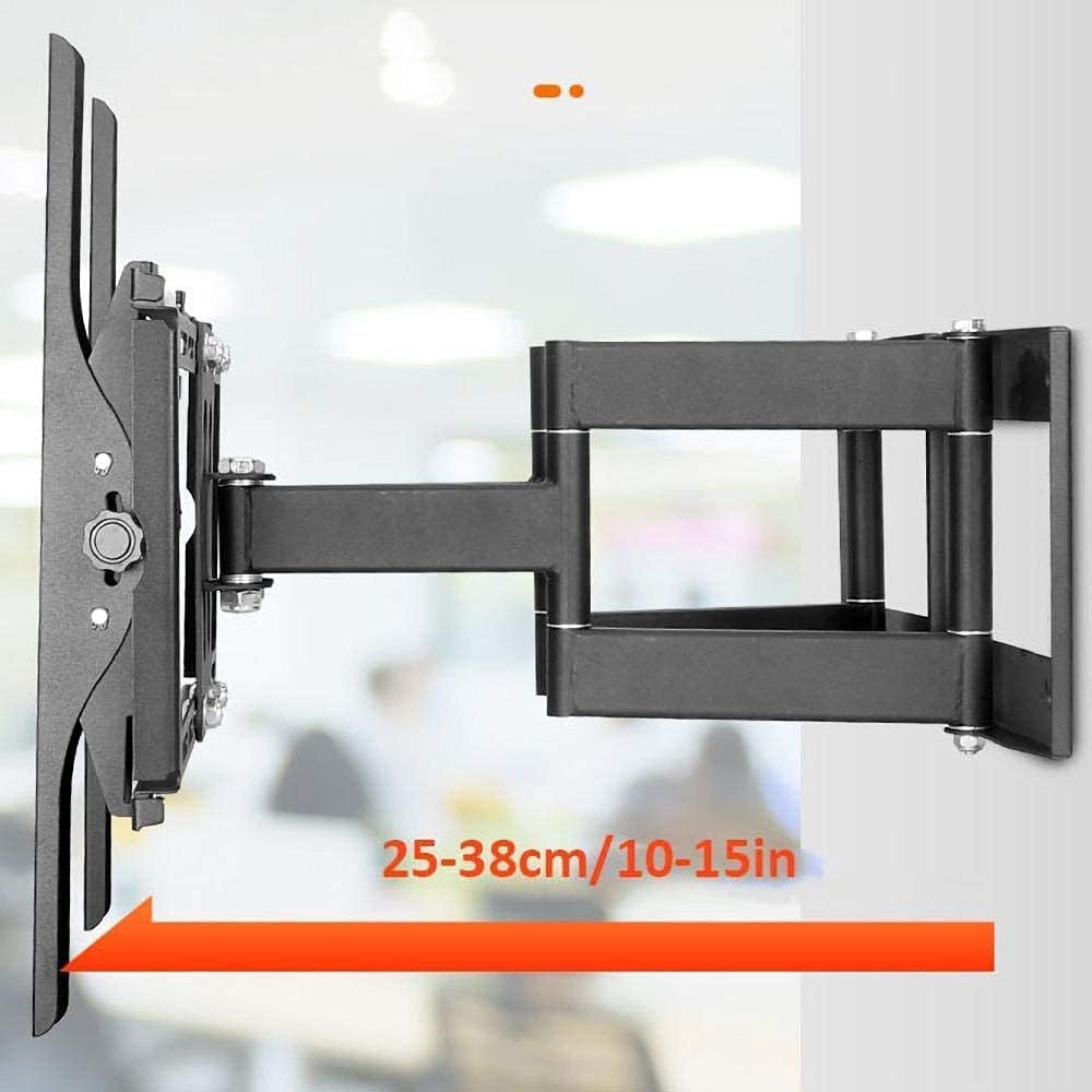 TV Mount, Stainless Steel Swivel and Tilt TV Wall Bracket for Most 32-60 Inches TVs,Adjustable TV Wall Stand up to 45KG Tilting Height Adjustable, Max 400x400mm