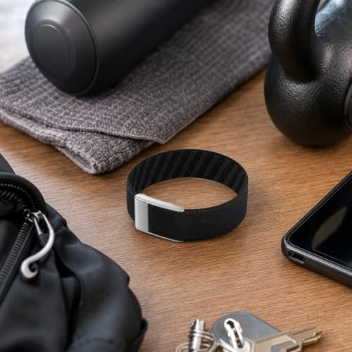 Image of Compatible with Whoop 5.0 Band Straps, Dark Gray Silicone Replacement Band for Fitness Training, Water Activities, Adjustable Breathable Sport Strap for Men and Women