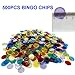 Yuanhe Deluxe Bingo Game Set-Includes Metal Cage,500 Colorful Bingo Chips,100 Bingo Cards,75 Colored Balls,Plastic Masterboard,Great for Large Groups,Parties …