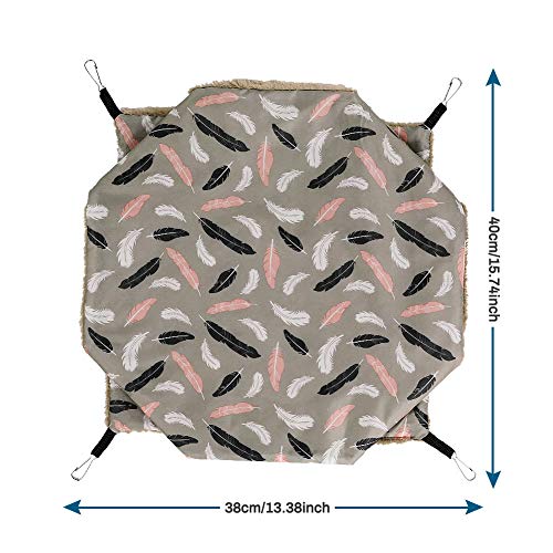 Aceshop Hangmat voor Kleine Huisdieren Hangmat Warme Hangende Hangmat voor Hleine Dieren Triple-Layer Sugar Glider… - Image 8