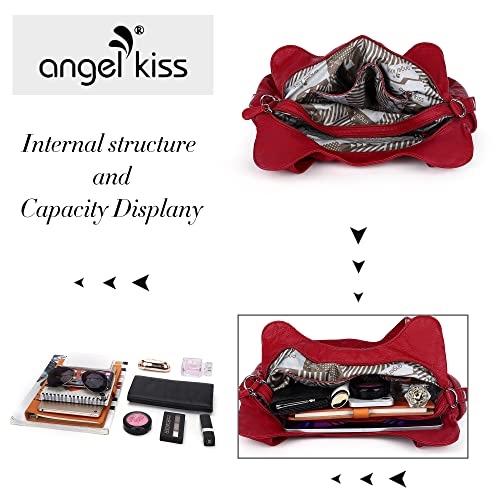 Image of Angelkiss Hobo Purses and handbags for Women Satchel Handbag Women Purses Large Daily Shoulder Bags