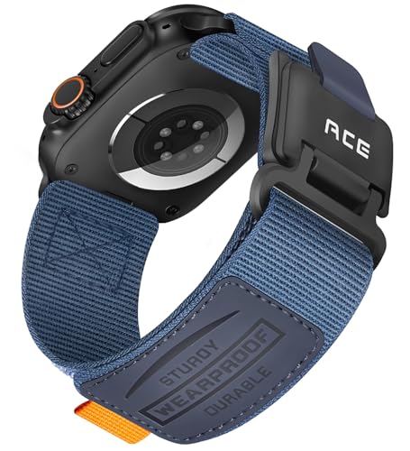 Bracelet Apple Watch Ultra nylon magnétique pour éviter les chutes