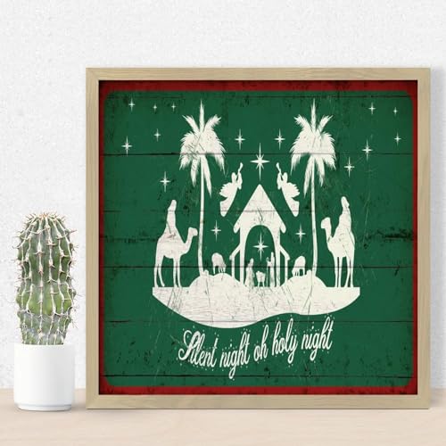 Panneau de motivation en bois Merry Christmas pour sublimer un mur blanc vide