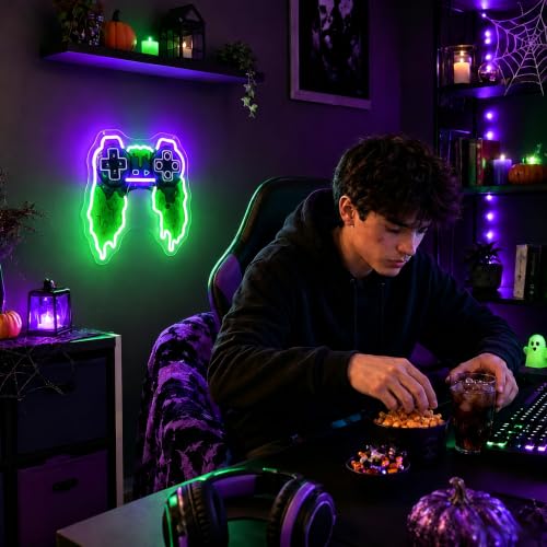 Image of Gamer Neon Sign Led Sign Neon Signs for Wall Decor Neon Lights