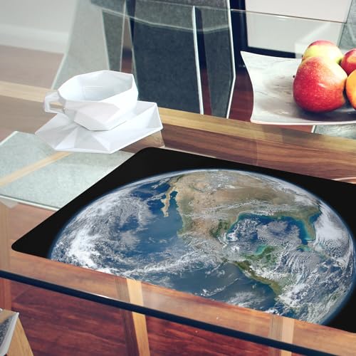 Sets de table souples planete terre pour proteger les meubles des rayures