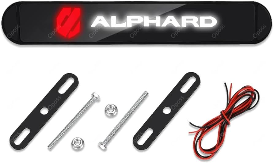 Amazon | アルファード フロントグリル車ロゴ バッジ 発光