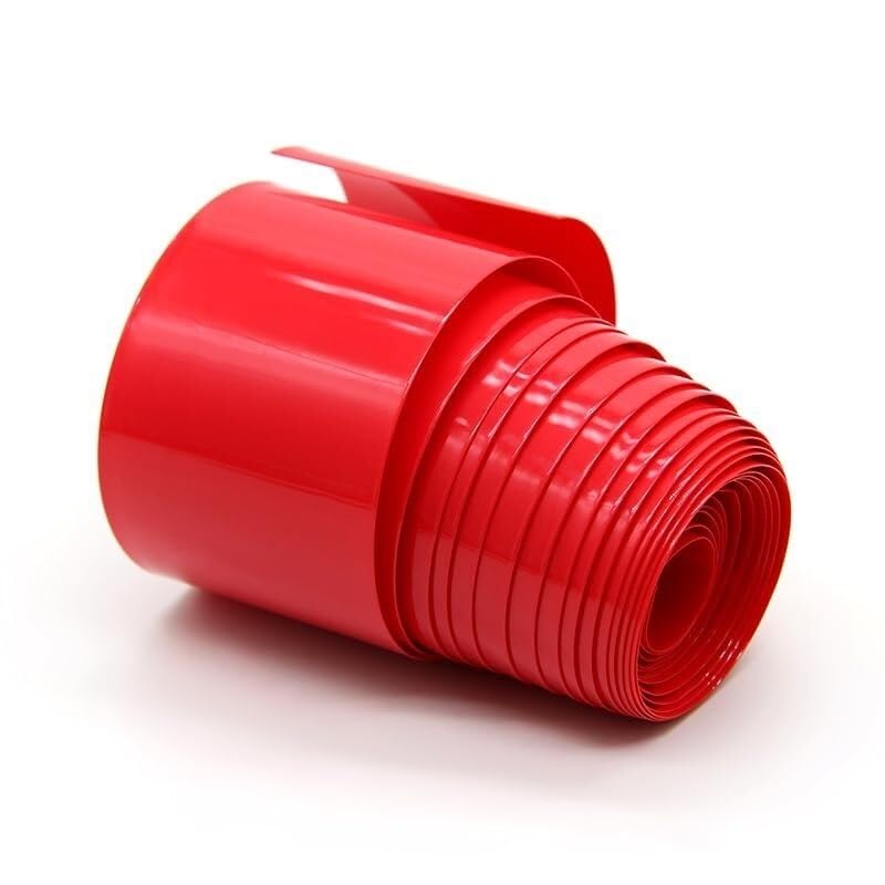 Guaina termorestringente in PVC, 10 metri, protezione per cavi di grado industriale, larghezza da 29,5 mm a 280 mm, per isolamento elettrico e riparazione