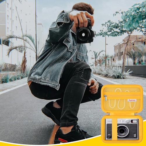 Estuche compatible con Fujifilm Instax Mini EVO amarillo miniatura 7