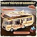 OrbBlaster Rvs for Break Bad Building Set, Upgraded Creative Rvs Building Bricks Merchandise, Camper Van Building Set Toy for Boys Age 8-12