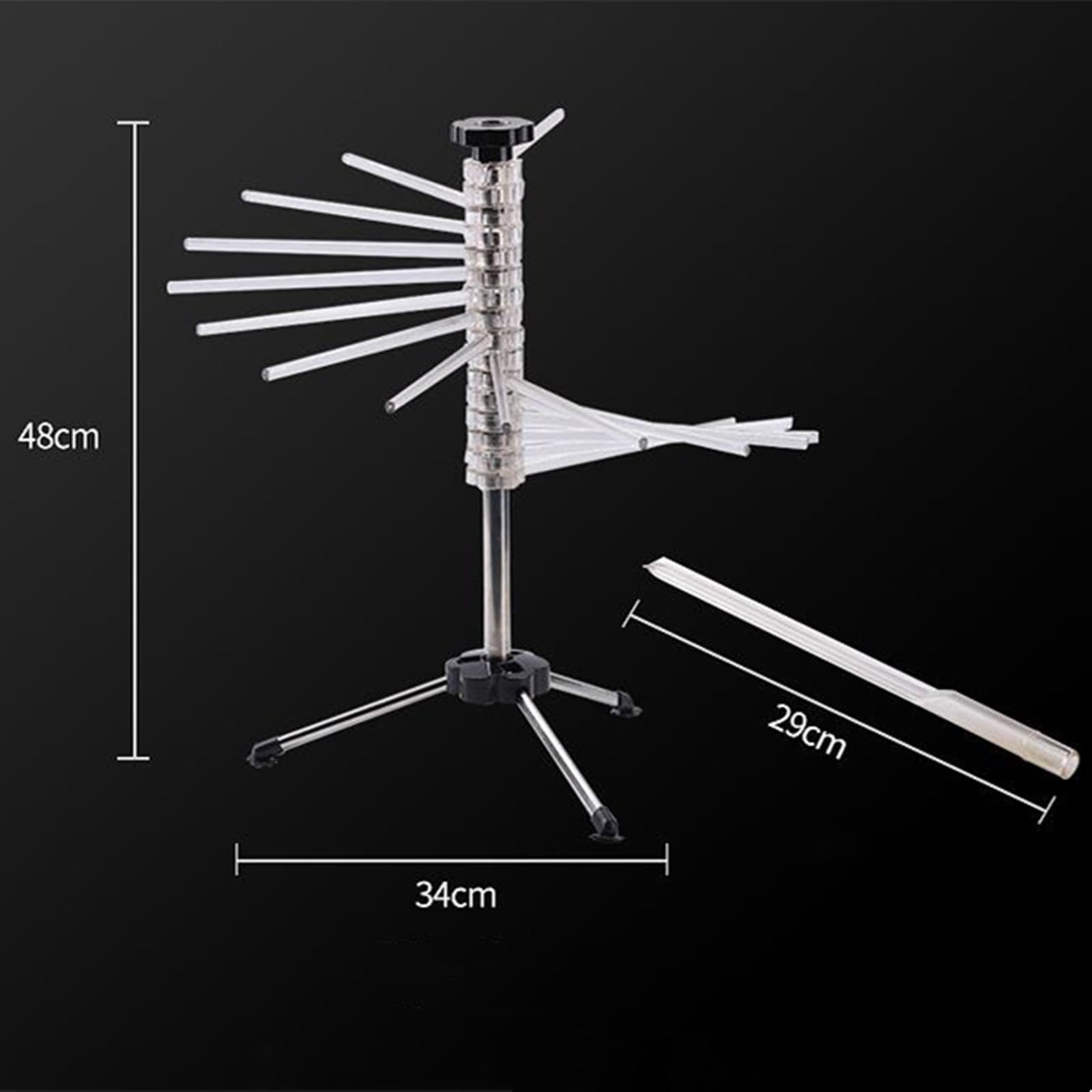 Stojak na makaron Suszarka Ręczny składany drążek do zbierania Do Budzenia Dobry pomocnik Obrotowy wiszący stojak na makaron Stojak na makaron Do Użytku domowego