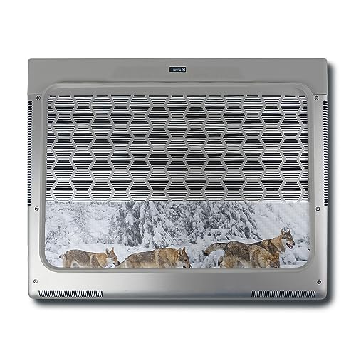 Image of MightySkins Carbon Fiber Skin Compatible with Alienware X16 R1 (2023) Full Wrap Kit - Wolf Pack | Protective, Durable Textured Carbon Fiber Finish | Easy to Apply & Change Styles | Made in The USA