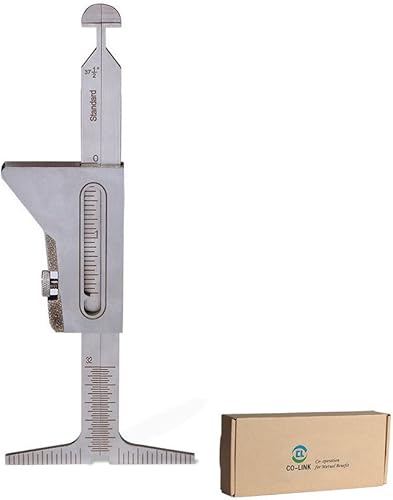 Co-link Medidor de soldadura HI-LO de acero inoxidable en pulgadas y métrico para la medición de tubería después de ajuste/alineación espacio de