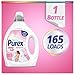 Purex Baby Soft Liquid Laundry Detergent, Ultra Concentrated, 82.5 fl oz, 165 Loads, Hypoallergenic, Dye Free, Gentle on Skin