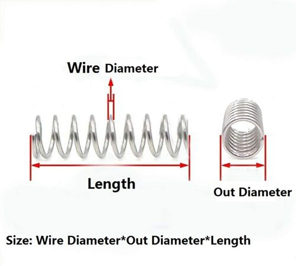 Unbranded Mechanical Springs 304 Stainless Steel Small Compression - Foto 10