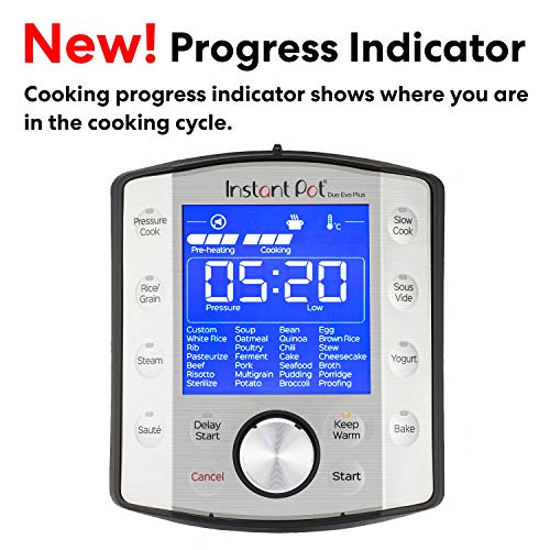Instant Pot DUO EVO PLUS 5.7L Electric Pressure Cooker. 10 functions in 1: Sterilizer, Slow Cooker, Rice Cooker, Grain Maker, Steamer, Sauté, Yogurt Maker, Sous Vide, Bake and Pressure Cook - Image 6
