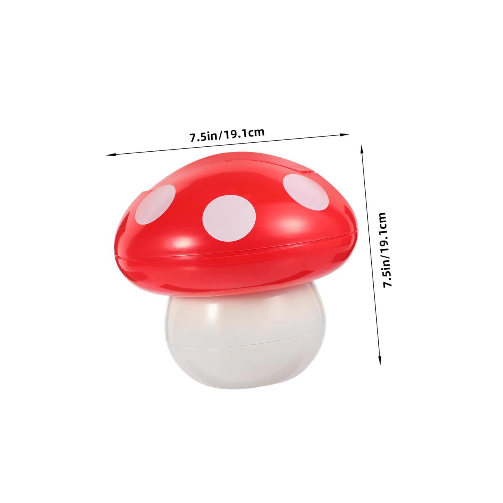 Levemolo Mushroom Nursery Decor Multi-use Trash Container Lidded Waste Paper Bucket