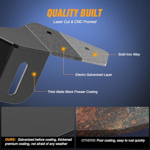 Image of Nilight Light Bar Mounting Brackets for 42-45 Inch LED Bars UTV Roof Upper Windshield Compatible with Can-am Maverick X3 MAX All Models 2017 2018 2019 2020 2021 2022 2023 2024