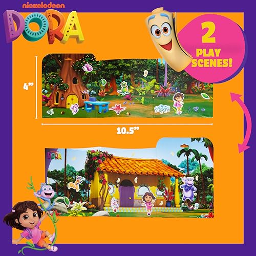 Image of Horizon Group USA Puffy Sticker Playset for Kids, Dora