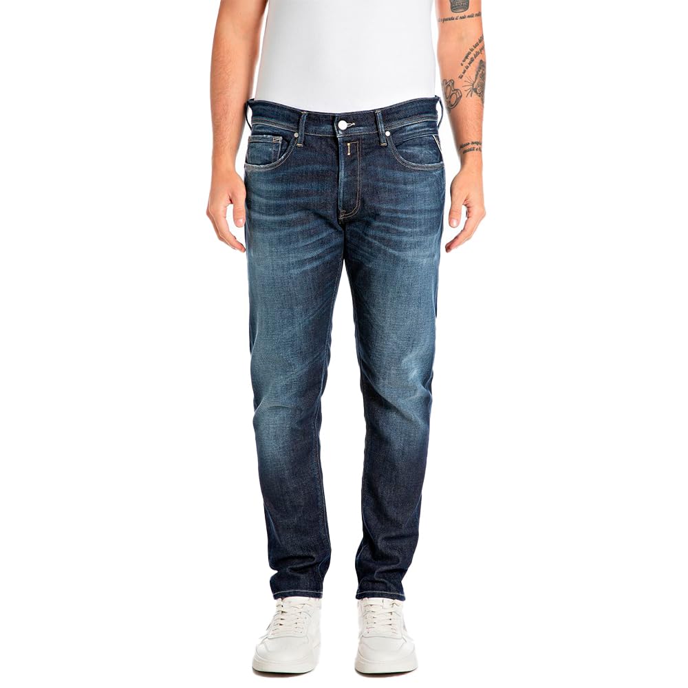 REPLAY Adult M1008 Willbi Jeans, Dark Blue 007-4, 29W / 30L