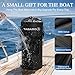 Boat Trash Can, Fits 10-13 Gallon Bags, Reusable Marine Trash Bag Boat Accessories, Odor & Leak Resistant, Easy Mount for Fishing, RV, Kayak & Pontoon Boats, Cool Boating Gifts for Men & Boat Owners