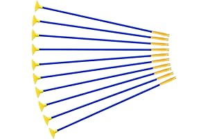 10-Piece Suction Cup Arrows for Children's Play, Replacement Archery Toy Arrows