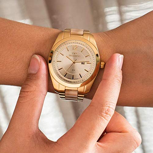 Relógio Technos Feminino Ref: 2015ccx/4x Fashion Dourado