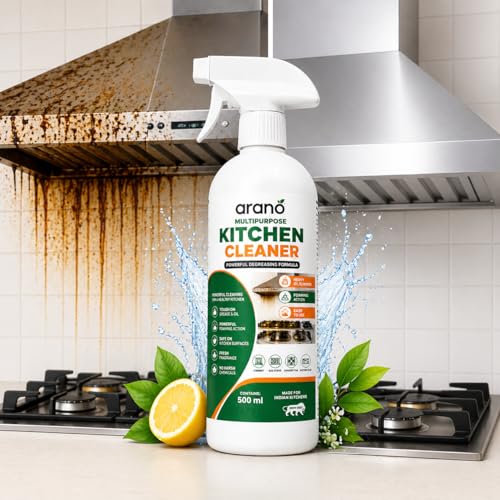Image of 500ML Oil & Grease Stain Remover For Chimney BBQ | Deep Cleaning Kitchen Spray | Heavy-Duty Oil & Grease Remover | Stove, Chimney & Exhaust Fan (Spray)