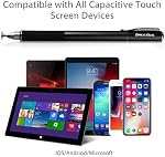 Dimples Excel Stylus for All Touch Screens Stylus for iPad Stylus pens Tablet Stylus Pen (Black+Black)
