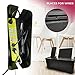 Cable Management Box Cord Organizer - The Cable Storage Box can Manage Hide Plugs Wires Power Strips USB Hub Router TV Computer Desk Cable for Home and Office Medium Black