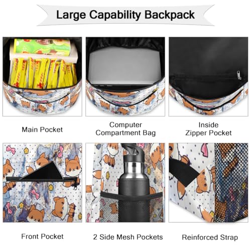 Sac à dos moderne en marbre grand volume avec compartiment ordinateur protège le dos - 3