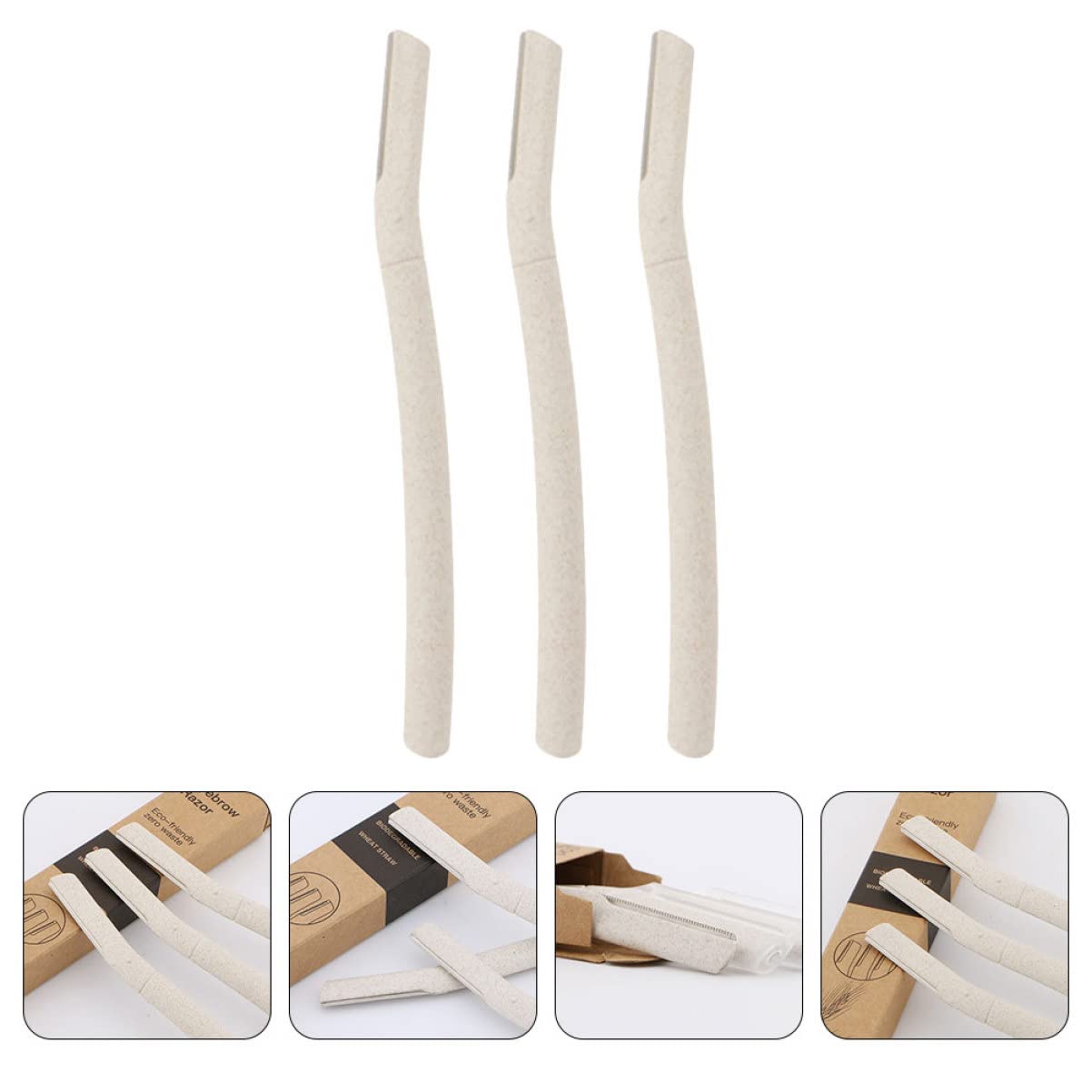 SHERCHPRY 3 Set Set Di Rifinitore Per Sopracciglia Rasoio Per Sopracciglia Modellatore Toelettatura Professionale Kit Di Strumenti Per Il Trucco Strumenti Per Rifinire Le 3 pezzi*3