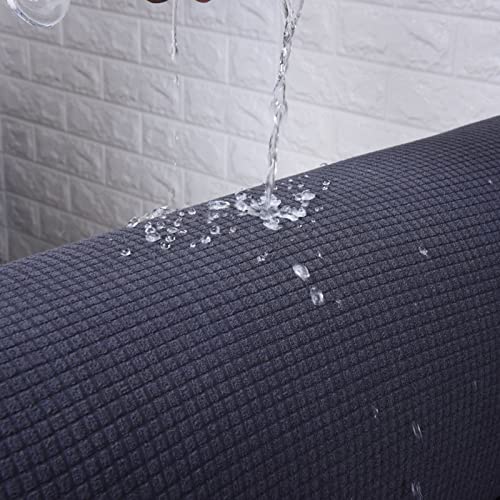 Funda de sofá impermeable y antideslizante elástica para sillón jacquard 4