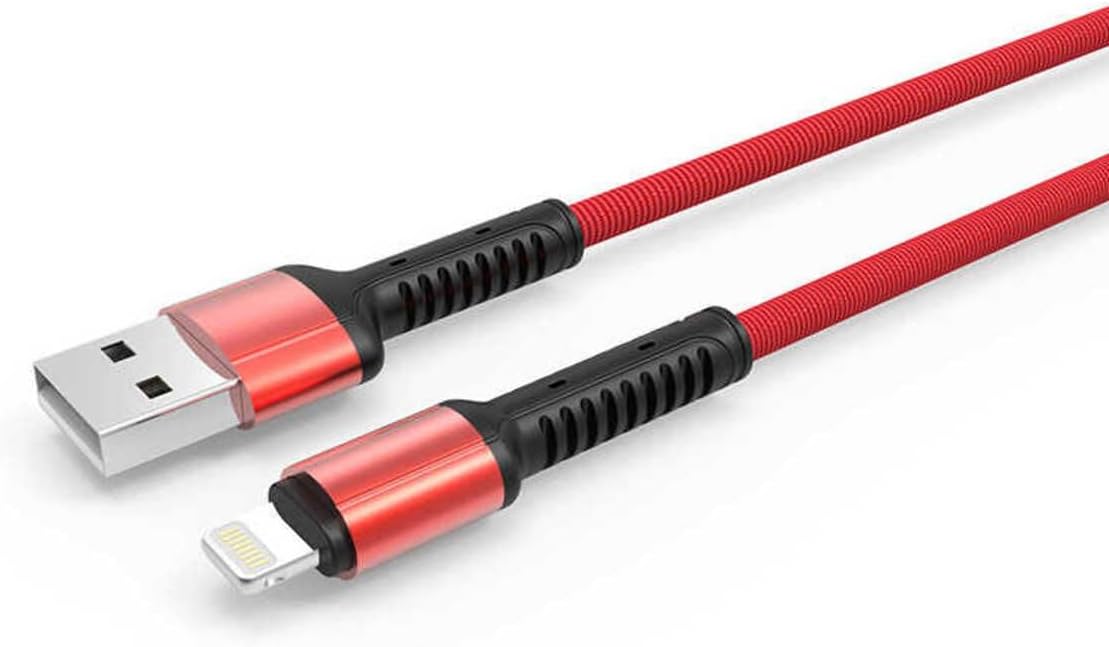 PSR aksesuar Kırmızı Kırmızı LS63 Lightning Usb Kablo- ile uyumlu